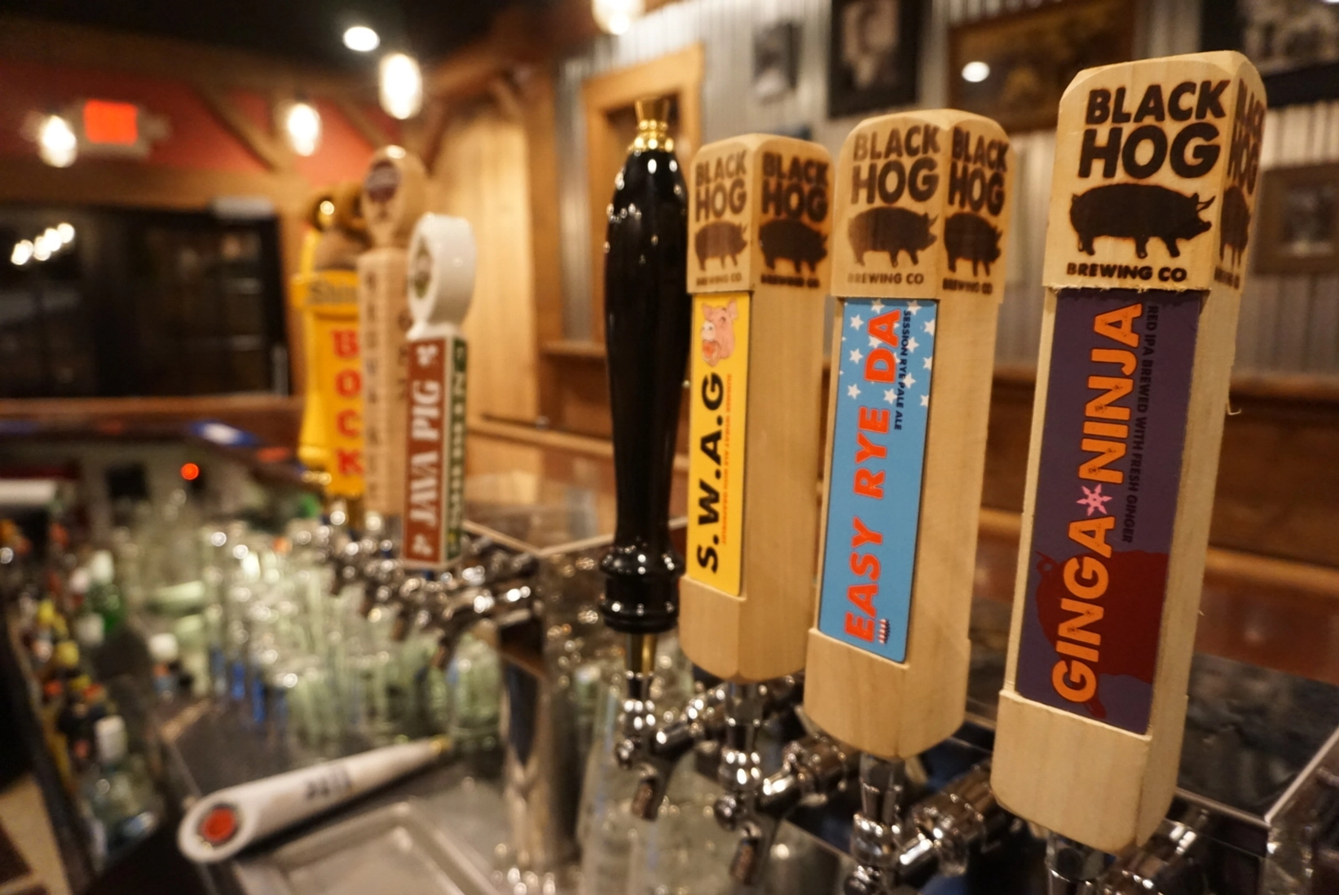 hoodoo brown beer on tap